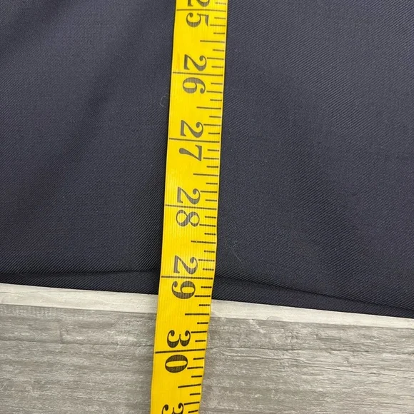 Zanella Navy Blue Devon Fit Dress Pants 38x29 - Picture 4 of 11